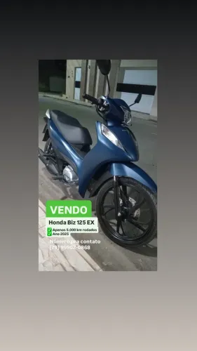Vendo Honda Biz 125 EX em estado de nova!