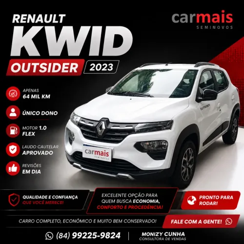 Renault Kwid Outsider 1.0 Flex 12V 5P Mec. 2023
