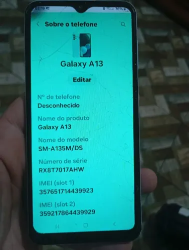 Samsung A13 (Trocar Tela)