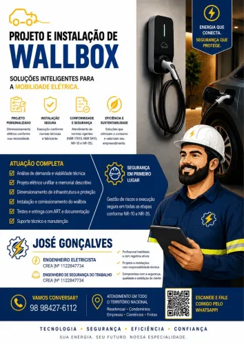 ENGENHEIRO ELETRICISTA E DE SEGURANÇA DO TRABALHO