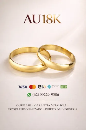 Alianças em Ouro 18k