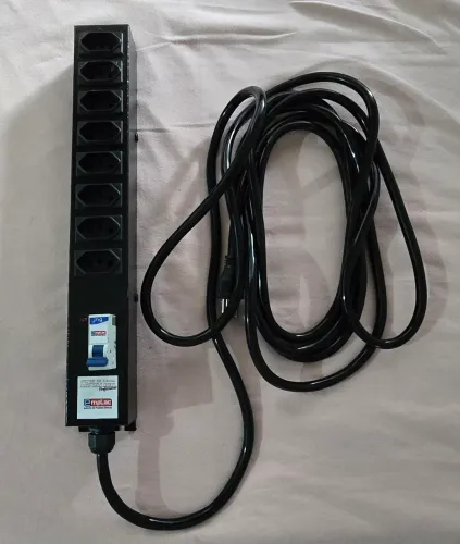 Filtro de Linha / Protetor Elétrico Emplac 8 Tomadas 20A 127/220v (Disp 5mt, 3mt e 1mt)