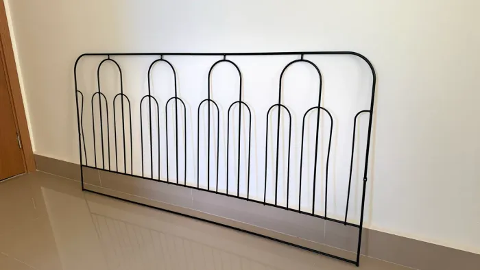 Cabeceira cama casal westwing metal