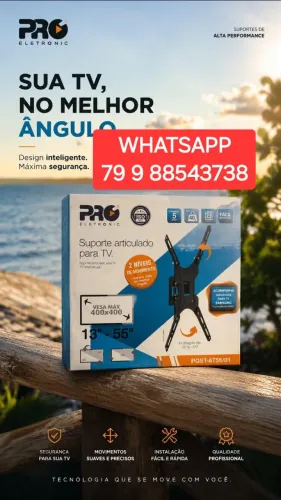 SUPORTE ARTICULADO ORIGINAL ATÉ 55 POLEGADAS
