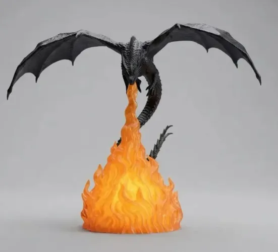Luminária de mesa dragão Abajur Game of Thrones Led USB
