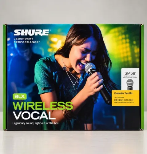 Shure BLX24/SM58 J10 | Microfone Sem Fio Profissional