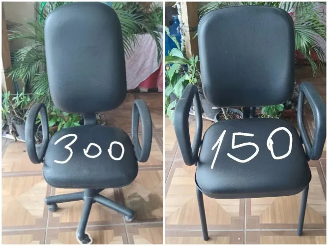 CADEIRAS PARA ESCRITÓRIO 450 REAIS