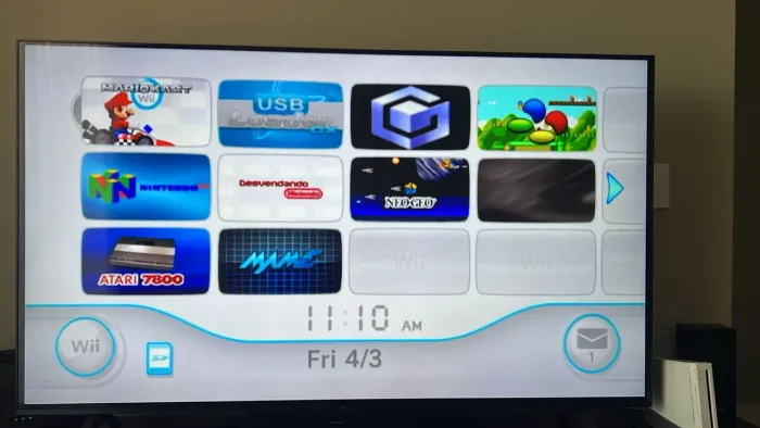 Nintendo Wii colecionador na caixa