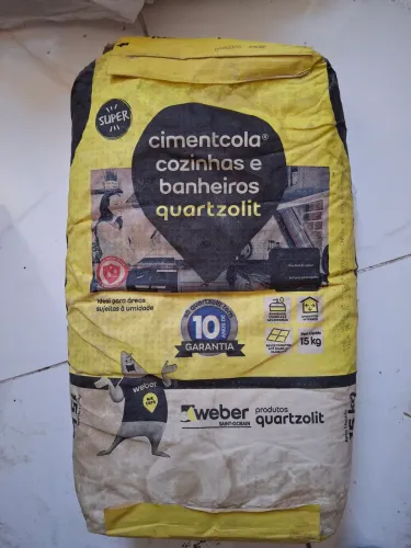 Argamassa Quartzolit 15kg nova lacrada