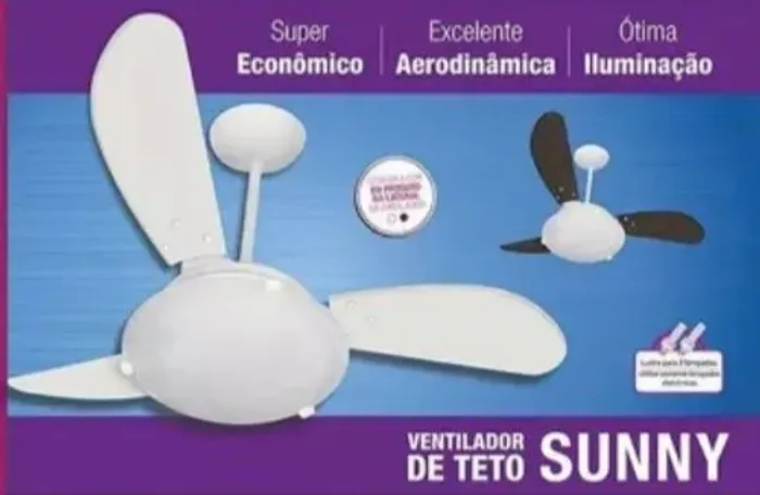 Ventisol ventilador de teto controle remoto