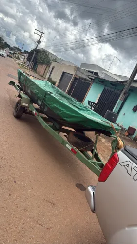 Barco 5 metros completo com MOTOR 25hp sea pro COM PARTIDA ELÉTRICA !!