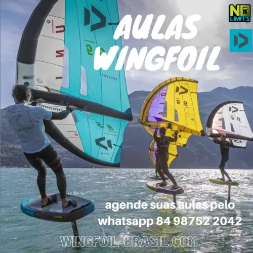 Wingfoil Aulas - o novo esporte aquático ! na Praia do Pirangi Norte