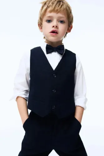 Conjunto Social infantil 3 peças H&M tamanho 7/8