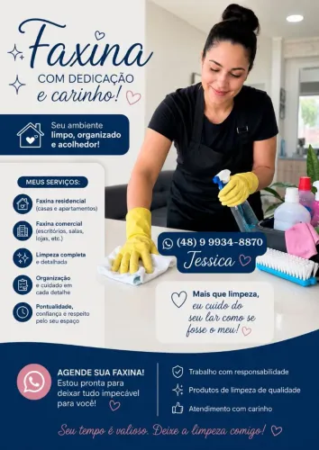 Faço faxina 
