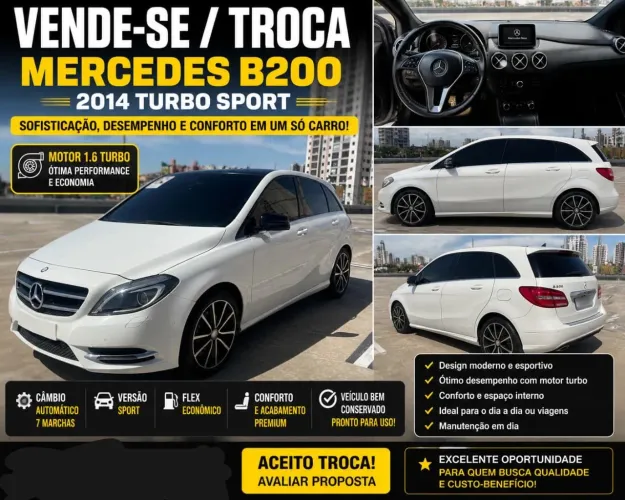 Mercedes-Benz Classe B 200 CGI 1.6 TB Sport 156cv AUT 2014