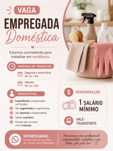 Vaga empregada doméstica 