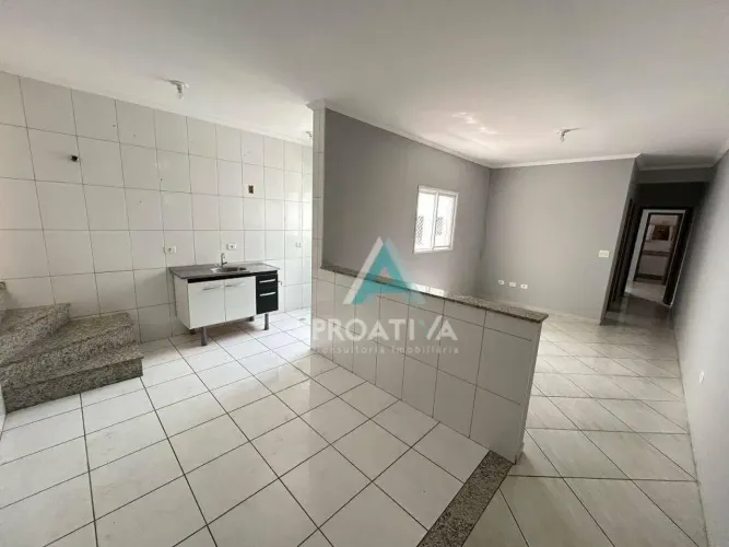 Cobertura com 2 dormitórios para alugar, 70 m² - Jardim - Santo André/SP