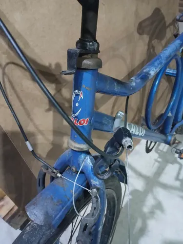 Bicicleta antiga no estado
