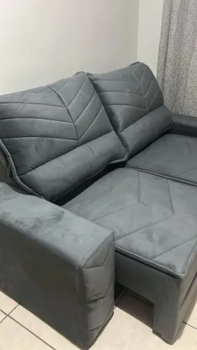 Sofá retrátil dois lugares