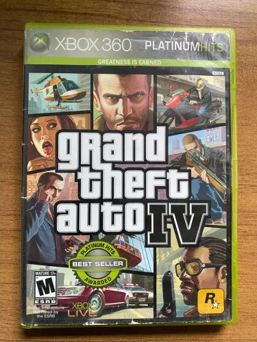 GTA 4 XBOX 360 ORIGINAL (ENVIO OLX PAY)