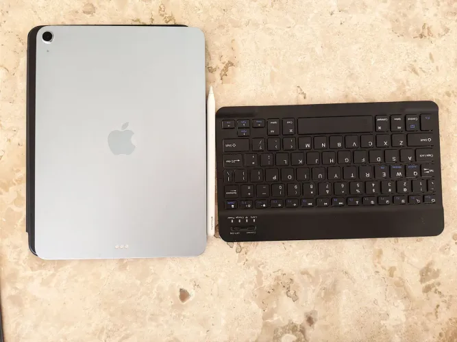 Ipad Air M4 128gb - Apple Pencil - capa estilo folio, teclado bluetooth 9 ciclos garantia