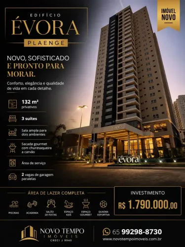 Apartamento com 3 suítes á venda no jardim das Americas, Cuiabá-MT