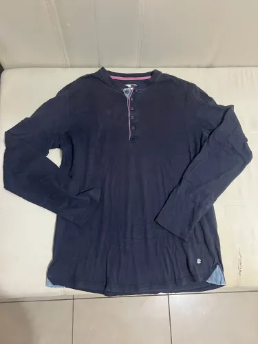 camisa Hugo Boss orange roxo/azul tamanho M manga longa 