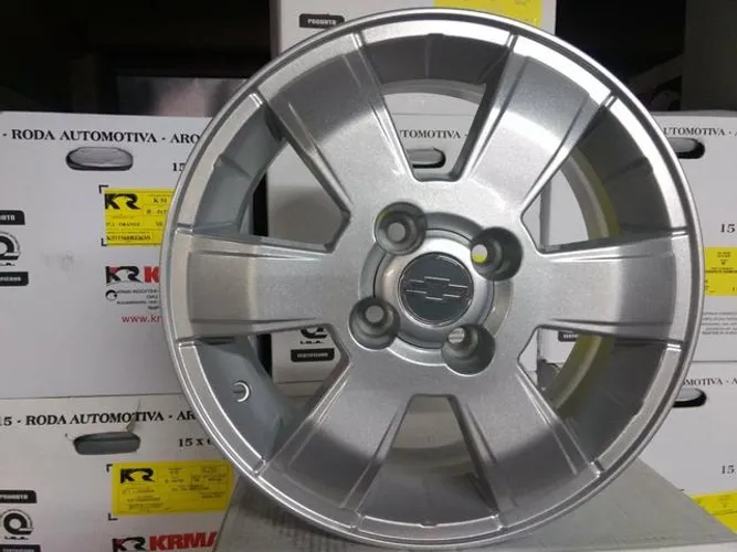 Roda aro 15 GM Montana Sport Prata corsa 4X100
