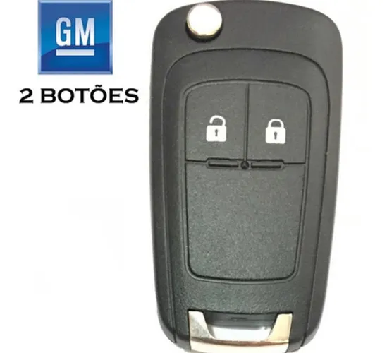 Chave Canivete Gm Carcaça 2b Cobalt Cruze Onix Spin