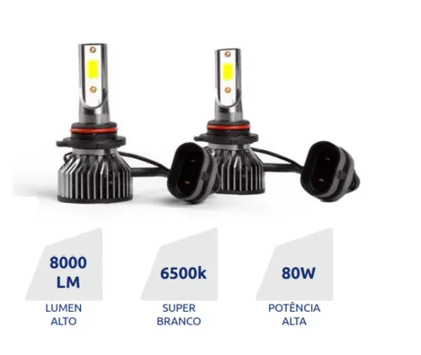 Lâmpada led v6 8000 lumens 80W 6500 K Wintech