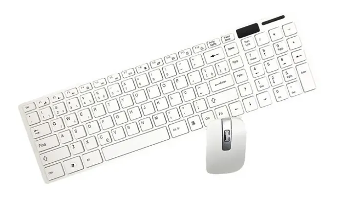 Teclado e Mouse Sem Fio 