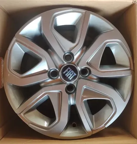 Rodas Aro 14 Fiat Mobi 4x98 Grafite Novas(BASE DE TROCA)