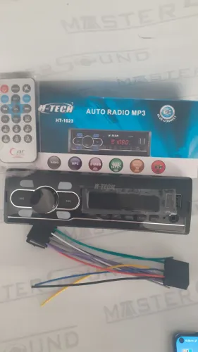 Auto rádio. H-TECH. HT-1023. Com: 2usb, sd,bluetooth, auxiliar, controle. Garantia.