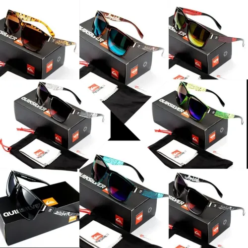 LANÇAMENTO Óculos de Sol Quiksilver Lentes polarizadas/UV400/anti-reflexo/Policarbonato 