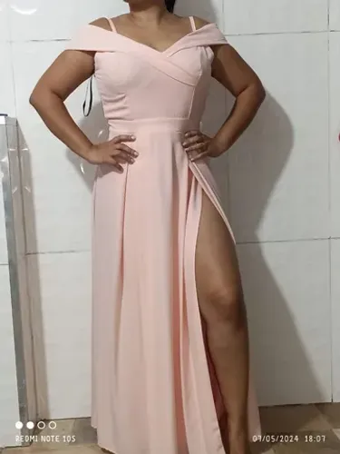 Vestido de festa - Rosa Claro