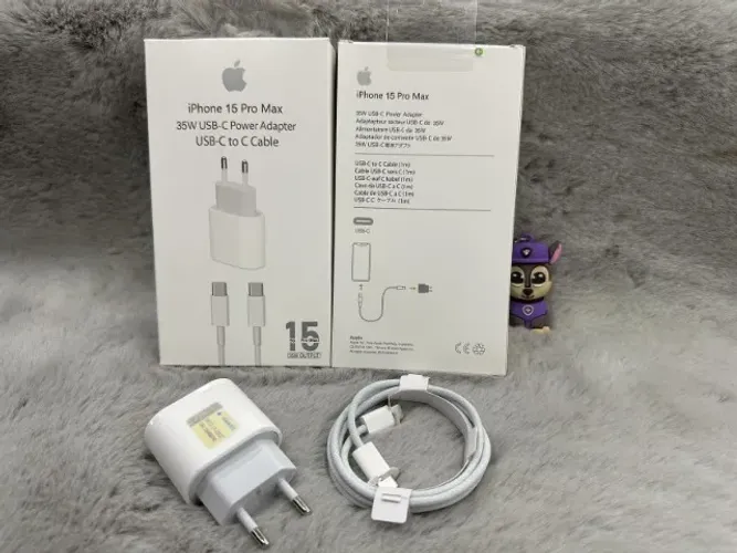 Carregador Usb-C de 35w para iPhone 15 Pro/ 15 Pro Max Apple