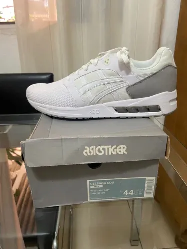 Tênis Asics Gelsaga Sou White Original Novo