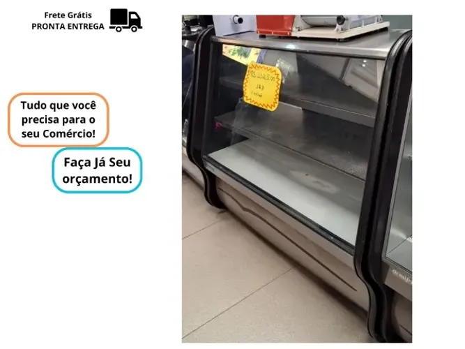 Balcao Ormifrio 1,25 Preto Novo