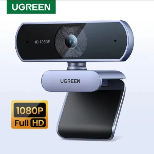 Webcam Ugreen 1080p C/ Microfone Plug And Play 