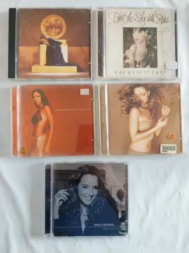 CDS lote com 5 cds originais usados em ótimos estado de conservação 50 reais o lote