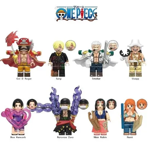 Bonecos One Piece  Coleção Completa Sanji gol d Roger usopp
