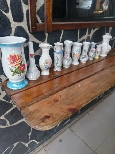 Vasos p decoração, médios e pequenos