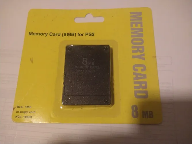 Memory card 8MB para Playstation 2 PS2 produto novo na embalagem 