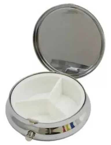 PORTA COMPRIMIDOS COM ARGOLA DE CHAVEIRO<br><br>