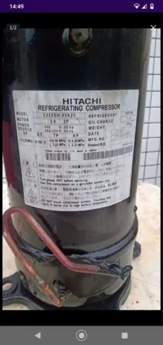 Compressor da Hitachi de VRF o modelo da condensadora RAS20F5N53 valor 3,000 quatro mil R