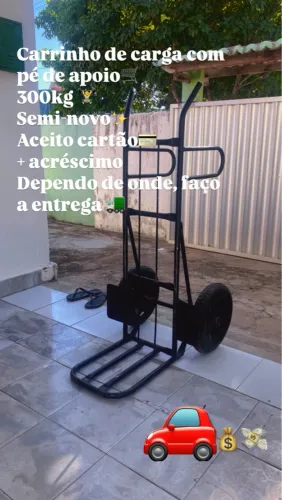 Carrinho de Carga 300kg - Semi-novo