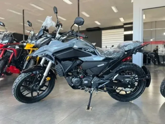 SHINERAY STORM 200 EFI CINZA