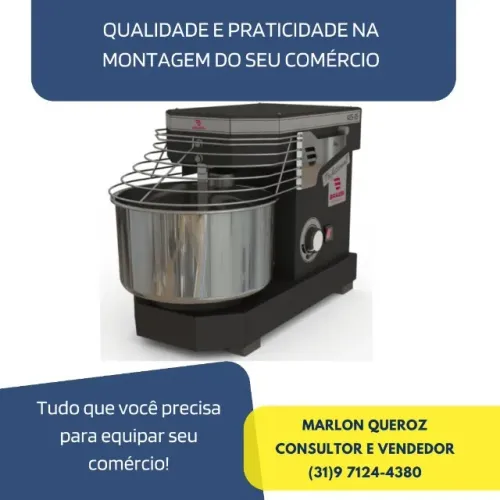 Masseira Espiral 5KG Braesi Nova