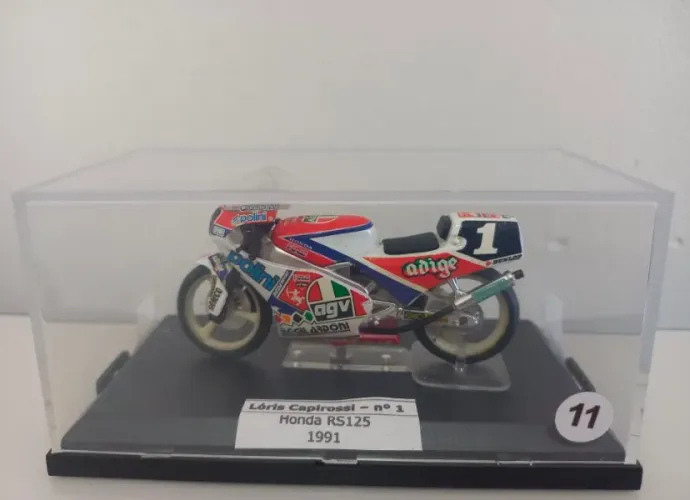 Moto Honda RS125 Loris Capirossi 1991 - Miniatura