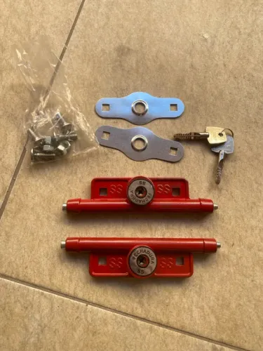 Trava Porta Aco Lateral Tetra Estilofer Aluminio 1 Par